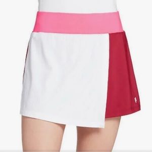 Prince: Women’s Tennis Colorblock Skort, Beet Red